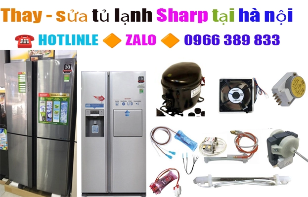 sua thay linh kien tu lanh sharp tai ha noi