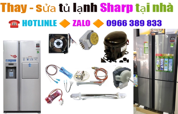 sua tu lanh sharp tai nha