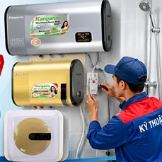 Sửa Bình Nóng Lạnh Kangaroo Bị Cháy Dây Chống Giật