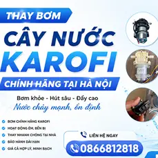 Thay Bơm C&acirc;y Nước Karofi Tại H&agrave; Nội