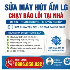 Sửa Máy Hút Ẩm LG Chạy Báo Lỗi Tại Nhà